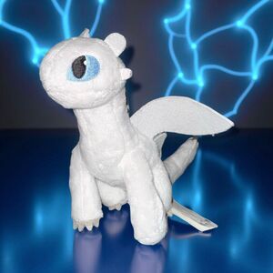 Spin Master ‘19 How To Train Your Dragon Light Fury Plush Hidden World  P24
